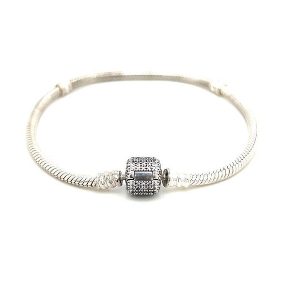 Pandora Pave Cz Clasp Bracelet - Picture 1 of 4